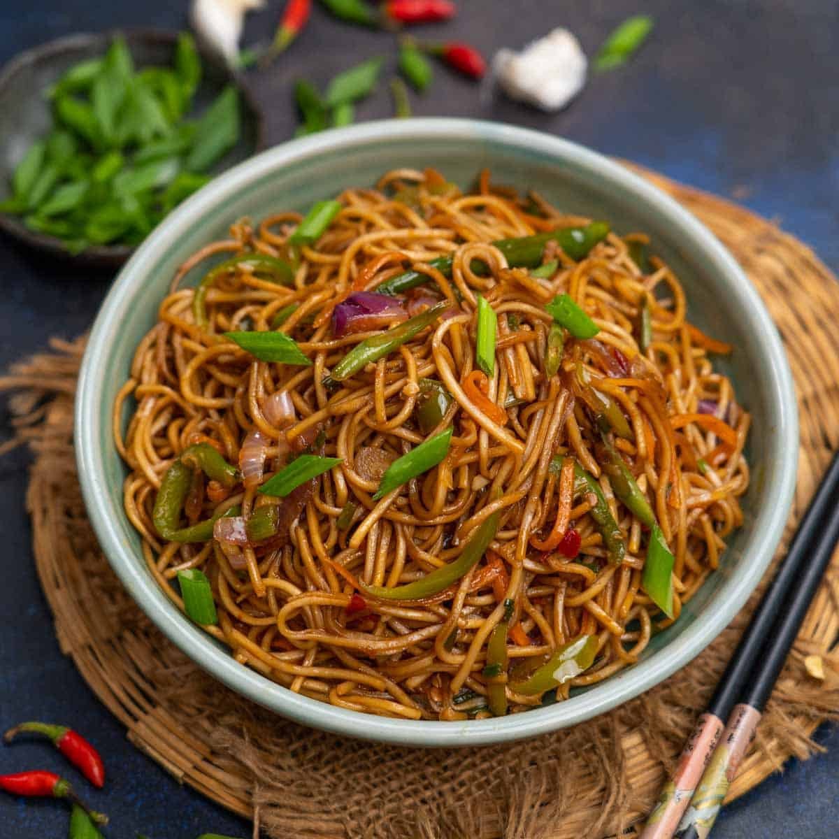 Veg. Chilli Garlic Noodles